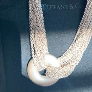 Tiffany & Co Circle Mesh Bracelet Multi-Strand with Toggle Clasp - Like new